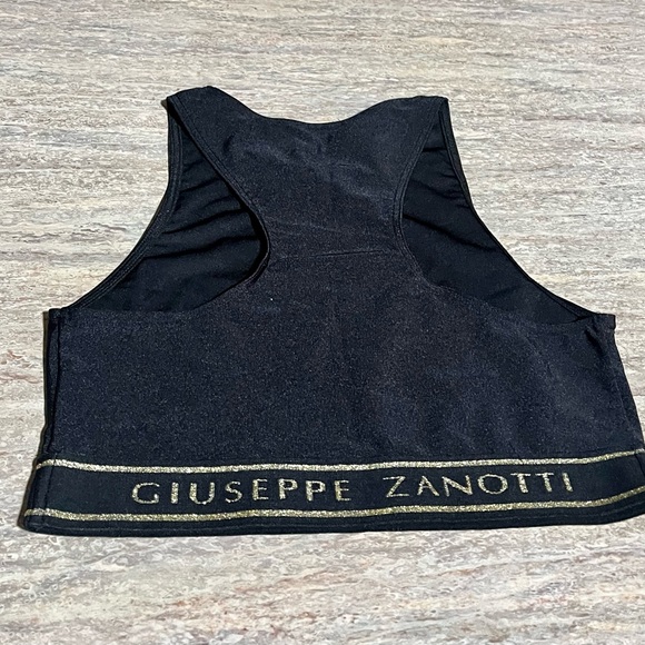Giuseppe Zanotti Halyna Black Sports Bra Made in Italy - Picture 4 of 16